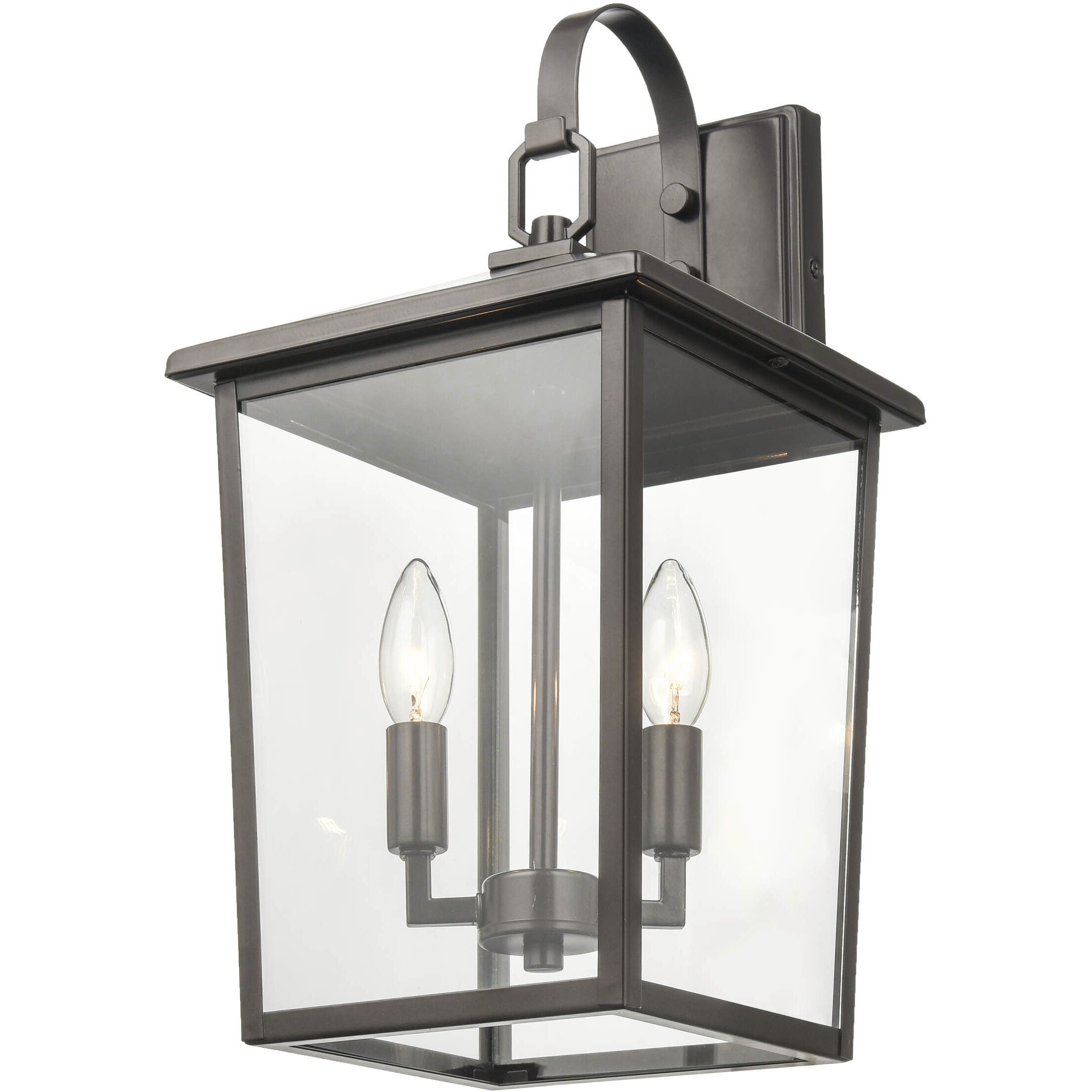 Fetterton 2 Light 9.00 inch Outdoor Wall Light